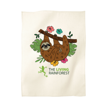 Two-toed Sloth Organic Cotton Tea Towel