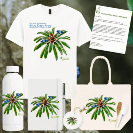 Blue Poison Dart Frog Adoption Pack