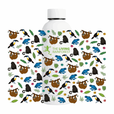 The Living Rainforest Soft Touch Double Walled Bottle