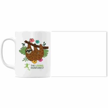 Two-toed Personalised Sloth Mug